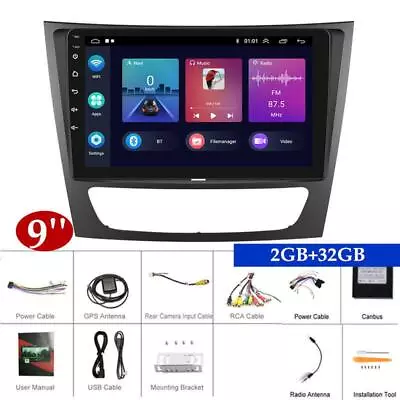  Fit For Mercedes-benz W211 CLS W219 9 Android 11.0 Car Carplay Stereo Radio GPS • $173.41
