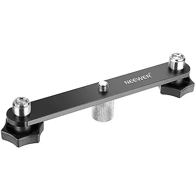 Neewer NW-036 Steel Dual Microphone Mount Bracket T-bar With 5/8  Thread • $15.99