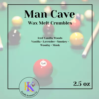 Man Cave Wax Melt Crumbles • $11