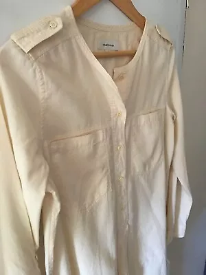 Country Road Cream Coloured Cotton Shirt Size S  • $9.99