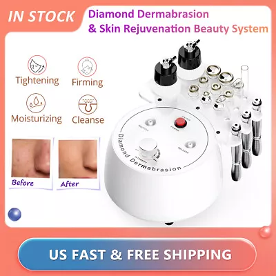 3 In 1 Diamond Microdermabrasion Machine Facial Skin Care Salon Spray Equipment • $59.69