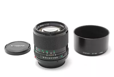 【MINT+++】 Canon New FD NFD 85mm F/1.8 MF Portrait Lens From JAPAN • £319.99