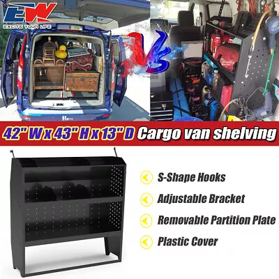 42 W Van Shelving Storage For Transit ConnectChevy City ExpressPromaster City • $280.99