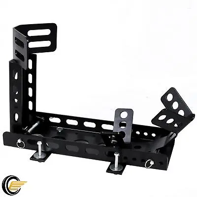 Motorcycle Wheel Stop Chock Trailer W/ Mounting Kit 3000lbs Upright Tire Rack • $70