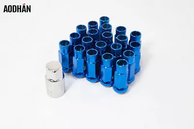 20pcs Aodhan Xt51 12X1.25 Blue Open Lug Nuts Fit Motegi Stance Tsw Str Wheels • $44.99