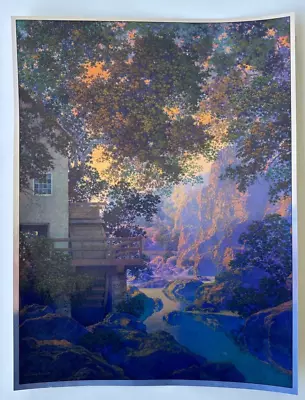 The Old Glen Mill Maxfield Parrish 12x16 Foiled Landscape Calendar Poster Print • $34.99