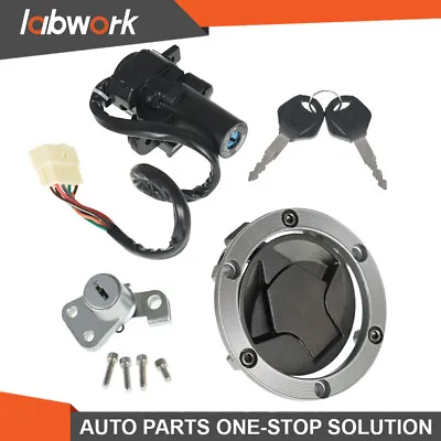 Labwork Ignition Switch Lock Gas Cap Key Set For Kawasaki Ninja 300 EX300A/B • $28.90