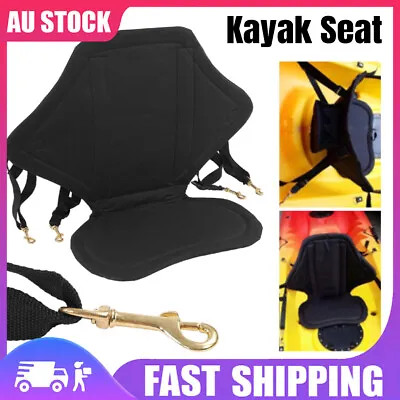 $28.88 • Buy Padded Kayak Seat Cushion Comfortable Back Rest Black Children With Support