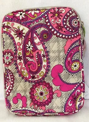 Vera Bradley E-READER SLEEVE  PAISLEY MEETS PLAID IPadMini Kindle Nook New W Tag • $10.99