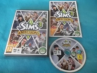 £3.95 • Buy The Sims 3 Ambitions Expansion Pack Pc/mac Dvd V.g.c. Fast Post Complete