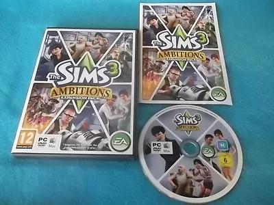 £3.95 • Buy The Sims 3 Ambitions Expansion Pack Pc/mac Dvd V.g.c. Fast Post Complete