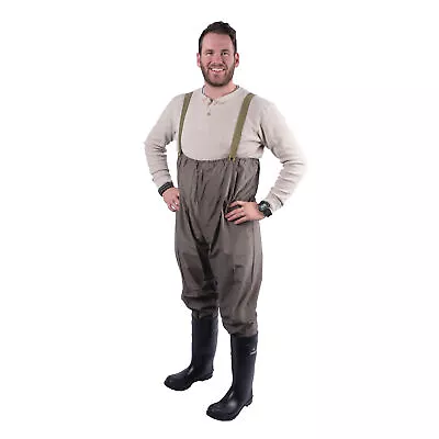 Stansport Vinyl Stocking Foot Chest Waders Waterproof Fishing Hunting Outdoor • $30.99