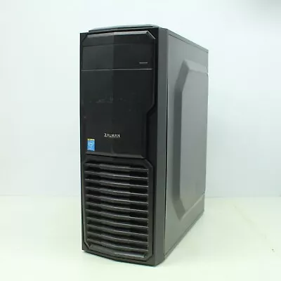 Custom Zalman Windows 10 Desktop PC Intel I3 4130 3.4 GHz 8GB 250GB SSD WIFI • £69.99