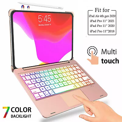$18.95 • Buy For IPad Air 5th 4th Generation 10.9  Pro 11 Touchpad Keyboard Case Rotate Cover
