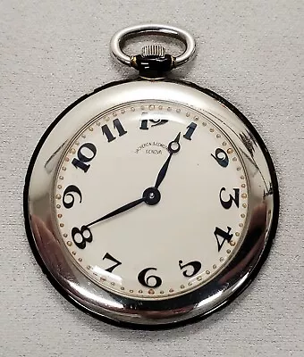 $4750 • Buy Vintage Art Deco Vacheron Constantin Platinum Pocket Watch Circa 1920's