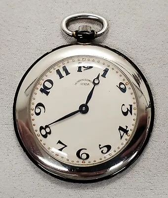 Vintage Art Deco Vacheron Constantin Platinum Pocket Watch Circa 1920's • $2700