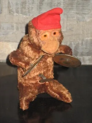 £16.39 • Buy Vintage Collectible Wind Up Monkey Playing Cymbals Toy Japan Alps