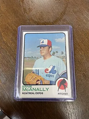 T.C.G 1973 Topps Baseball Ernie McAnally #484 Base Expos • $1.12