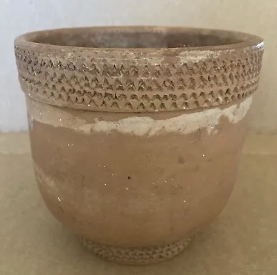 Vintage Genuine Terracotta Plant Pot Handmade In Florence Italy • $12