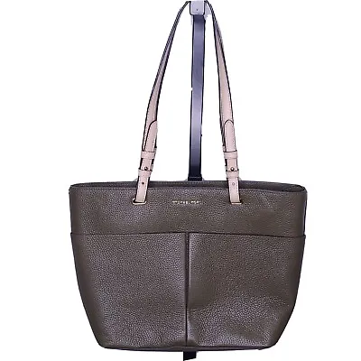 Designer Michael Kors MK Bedford Med Purse Pocket Tote Leather Handbag MSRP $198 • $69.50