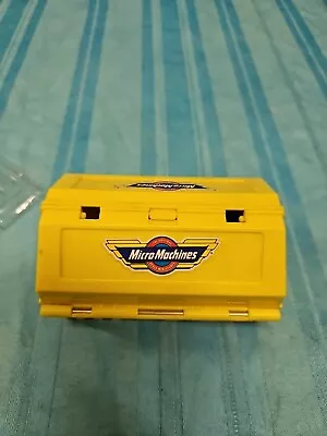 1990 Micro Machines Speed Shop Yellow Toolbox Playset With Some Missing Pieces  • $10