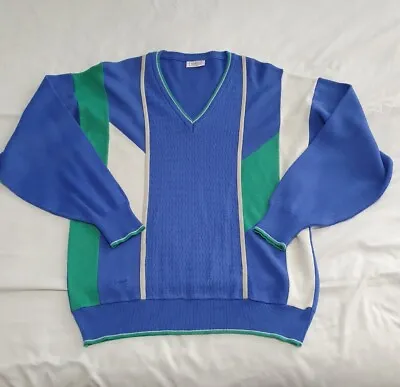 GABICCI Men's Wool Blend V-Neck Jumper Sweater Size XL • £9.99