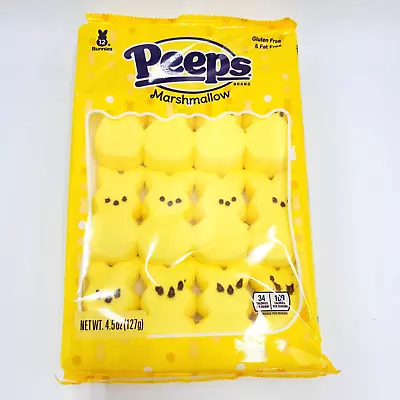 Peeps Easter Bunnies Yellow Marshmallow 12ct / 4.5oz Pack BB 09/2025 • $10.40