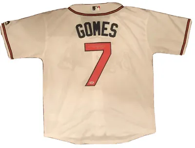 Jonny Gomes SIGNED #7 Atlanta Braves White Size XL Jersey W/ PSA COA - RARE! • $195