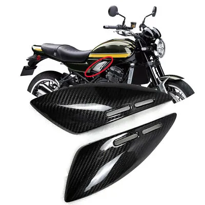 Carbon Fiber Gas Tank Side Cover Cowl Fairing For Kawasaki Z900RS 2018 - 2023 • $212.62