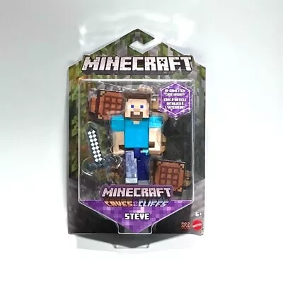 Minecraft Caves & Cliffs Steve Action Figureby Matel Brand New • $15