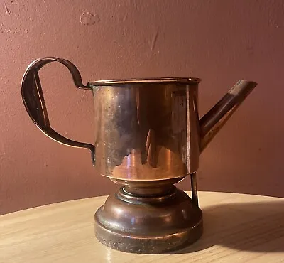 Victorian Copper Spirit  Boiler Jug Signed Underside H16cm • £40