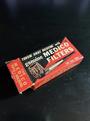Vintage Medico Pipe Filters 9 Pack Genuine Vintage Unused Made In USA • $7.99