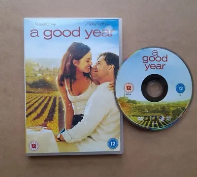 A Good Year - 2006 Romantic Comedy Film - Russell Crowe Albert Finney - DVD • £3.99