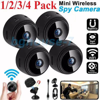 Mini Wireless Hidden Spy Camera Wifi Home Security DVR Night Vision Indoor Cam • $12.95