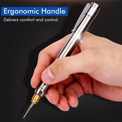 Cordless Electric Mini Drill Rechargeable Grinder Engraving Pen Rotary 35000R/M • $15.99