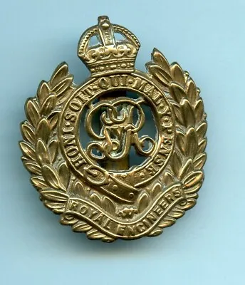 £10.99 • Buy WW1 Royal Engineers Brass  Cap Badge