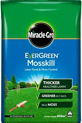 Miracle Gro Evergreen Mosskill Lawn Food Feed Moss Control Greener Lawn 1L-14kg • £14.99