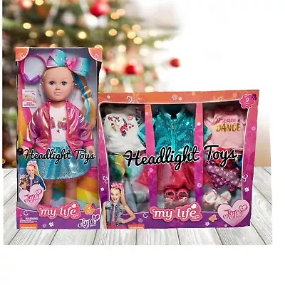 $245.98 • Buy My Life As 2019 JoJo Siwa 18  Doll Dance Party + 2018 Clothing Set 3 Outfits NIB