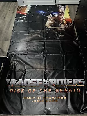 Transformers Rise Of The Beasts 9ft X 5ft Vinyl Movie Banner • $170