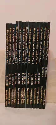 The Complete Crumb Volumes 1-12 + Volume 16 (Fantagraphics Books Lot • £398.53