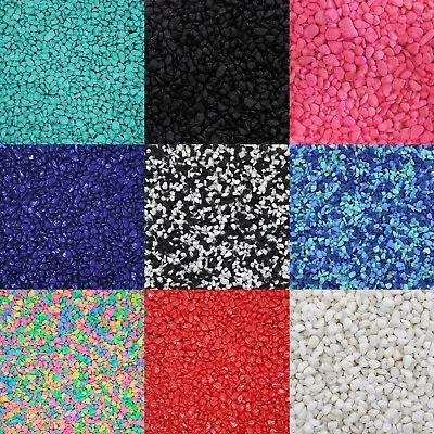 £7.85 • Buy Aqua One Coloured Gravel Aquarium Fish Tank River Stones Natural 2kg Bags