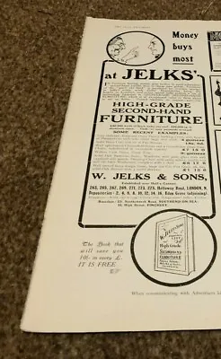 £8.99 • Buy (plps9) Advert 11x8  Jelks Highh-grade Second Hand Furniture - W Jelks & Sons 