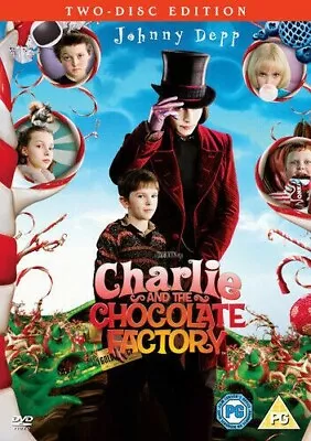 DISCS+ARTWORK...Charlie And The Chocolate Factory DVD  Johnny Depp 2DISC EDITION • £1.50