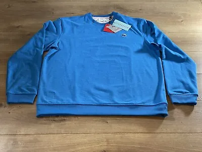 $81.71 • Buy Puma Arnold Palmer Cloudspun Crewneck Golf Sweater Blue SZ M ( 599965 05 )