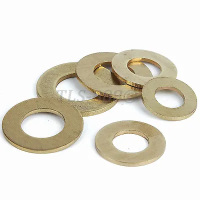 £1.43 • Buy Brass Flat Washers To Fit Metric Bolts & Screws M2,3,4,5,6,8,10,12,14,16,18,20mm