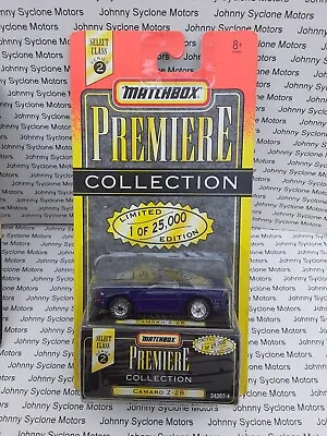 Matchbox Premiere Series 2 Chevrolet Camaro Z/28 Coupe 1/25k Purple • $5.73