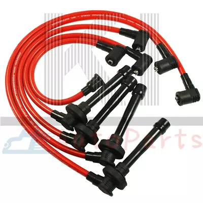 Racing Spark Plug Wires Kit For 1992-2002 HONDA CIVIC DEL SOL EG EK EJ D15/D16 • $24.38