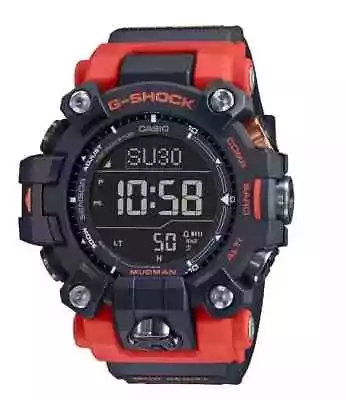 New Casio G-Shock Master Of G-Land Triple Sensor Black Orange Watch GW9500-1A4 • $318