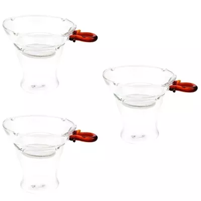  3 Sets Loose Tea Infuser Japanese Accessories Glass Strainer • £16.88