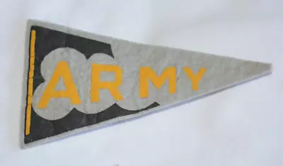 VTG Felt Mini Pennant NCAA Army Black Knights 4 1/2  1936-1938 • $32